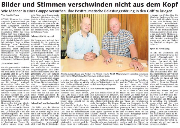 Zeitungsbericht in Extra am Mittwoch am 05.10.2015